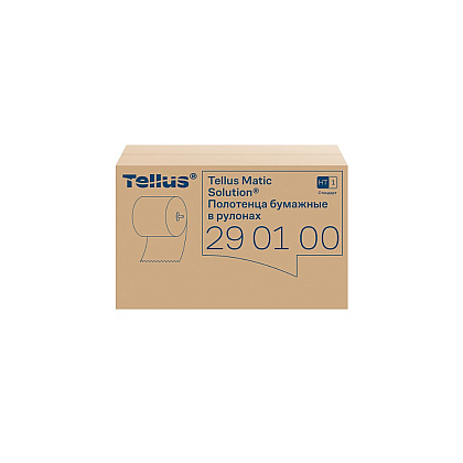 Полотенца бумажные Tellus Matic Стандарт, в рулонах, 1 слой, НT1, 280 м - 4