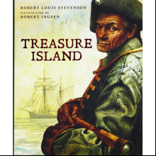 Книга на английском языке "Treasure Island", Stevenson R. 