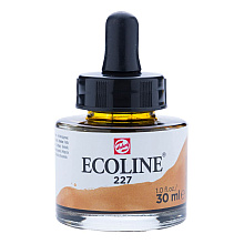 Жидкая акварель "ECOLINE", 227 охра желтая, 30 мл