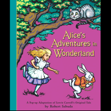 Книга на английском языке "Alice in Wonderland: Pop-up Book", Robert Sabuda
