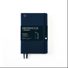 Блокнот "Leuchtturm1917. Monocle", B6+, 192 страницы, в точку, на резинке, синий