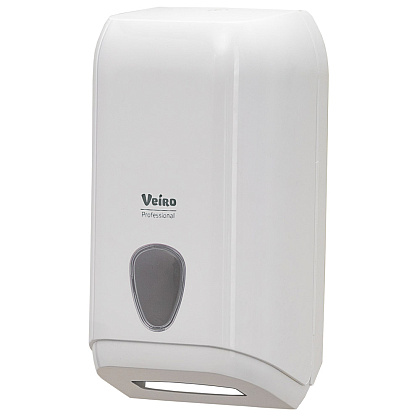 Диспенсер Veiro Professional "L-ONE" для туалетной бумаги листовой, белый - 2