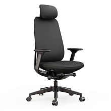 Кресло для руководителя SitZone E-AC-001A-P1-BK ткань, черный