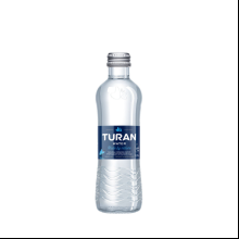 Вода минеральная питьевая "Тuran", газированная, 0.25 л, стеклянная бутылка