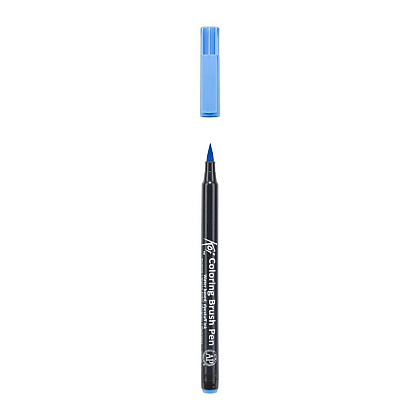 Маркер акварельный "Koi Color Brush", аквамарин - 3