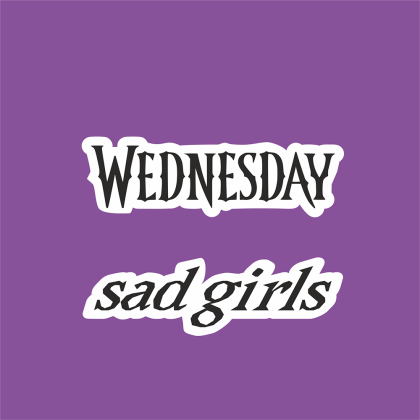 Бутылка для воды «Wednesday», фиолетовый - 2