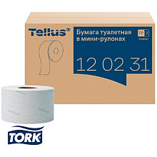 Бумага туалетная Tellus Комфорт T2, в мини-рулонах, 170 м, 2 слоя