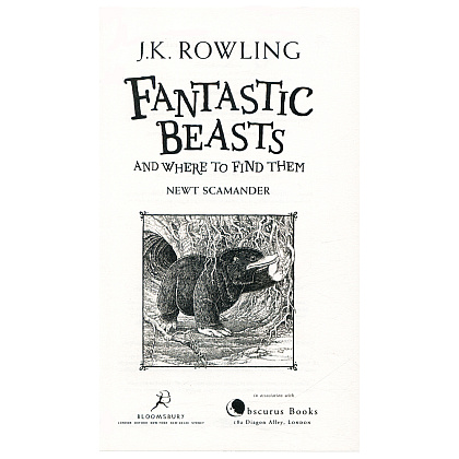 Книга на английском языке "Fantastic Beasts and Where to Find", Rowling J.K.  - 3