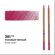 Карандаш цветной "Мастер-класс", 381, розовый темный