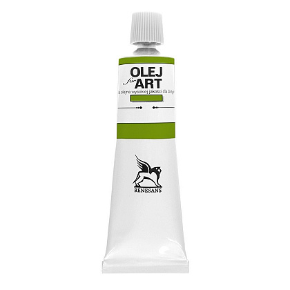 Краски масляные Renesans "Oils for art", 73 зелень ренессанс, 60 мл, туба