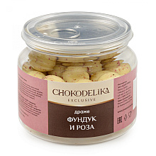 Драже "Фундук и роза", 120 гр