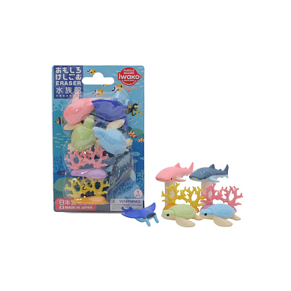 Набор ластиков "IWAKO Aquarium"