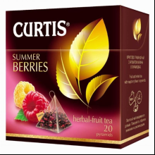 Чай "Curtis" Summer Berries, 20 пакетиков x1.7 г, фруктовый, травяной