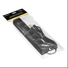Сетевой фильтр ExeGate SP-6-3B, EX119393RUS , 3м, 6 розеток, черный