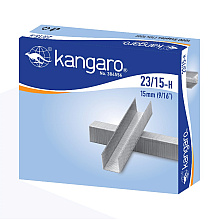 Скобы "Kangaro", 23/15, 1000 шт, металлик