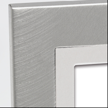 Фоторамка "WELS SILVER", 10х15 см,  металл со стеклом, серебристый