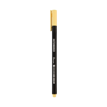 Ручка капиллярная "Sketchmarker Artist fine pen" ,0.4 мм, желтый лимон