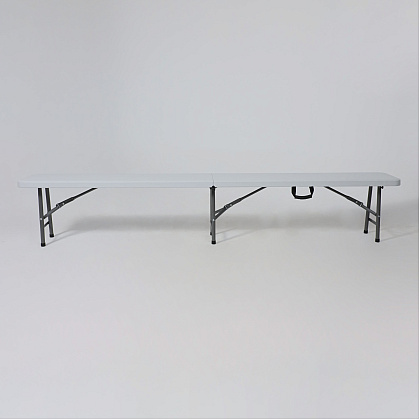 Скамья складная Bench AKS тип 2, 2400х300х430 мм, белый - 3