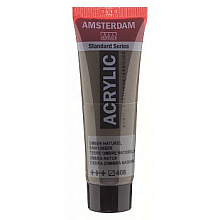 Краски акриловые "Amsterdam", 408 умбра натуральная, 20 мл, туба