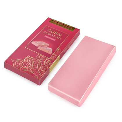 Шоколад белый "Dubai Raspberry", 180 г, с начинкой малина - 3