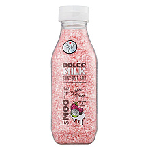 Соль-шиммер для ванны "DOLCE MILK", с ароматом малины и лайма, 400 мл