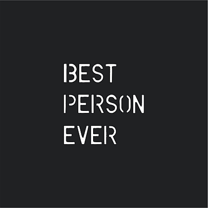 Кружка "Best person ever", фарфор, 360 мл, черный - 2