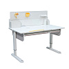 Полка Ergosmart Wooden Space, 1150х382 мм, с подставкой для книг - 4