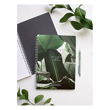 Тетрадь "Botanica банан", А4, 96 листов, клетка, зеленый - 5