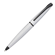 Ручка шариковая автоматическая "Cross Atx Brushed Chrome", 0.7 мм, серебристый, черный, стерж. черный
