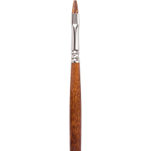 Кисть "Escoda Versatil Brush L/H", синтетика, темно-коричневый, плоская, №6