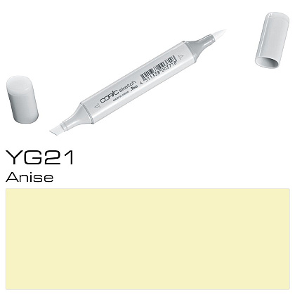 Маркер перманентный "Copic Sketch", YG-21 анис