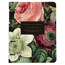 Тетрадь "Flora букет", А5, 120 листов, клетка, разноцветный