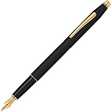 Ручка перьевая "Cross Classic Century Black", M, черный, золотистый, патрон черный