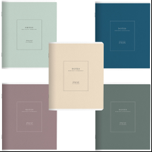 Тетрадь "Notes", A5, 18 листов, линейка, скоба сбоку, ассорти