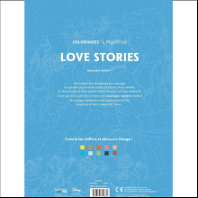 Раскраска по номерам на фрунцузском языке "Coloriages mystères Disney - Love Stories"