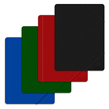 Папка на резинках "Office Products", A4, 15 мм, пластик, зелёный