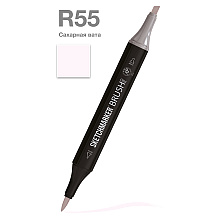 Маркер перманентный двусторонний "Sketchmarker Brush", R55 сахарная вата