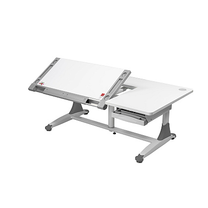 Стол Comf-Pro King Desk, 1400х765х(530-770) мм, белый, зеленый - 5