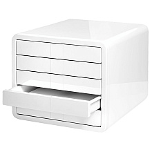Блок из 5-и лотков закрытый "iBox", закрытый, белый