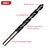 Сверло по металлу Deli RS EDH-MHZ065-E4, 6.5 мм, DIN 338, HSS-TiN - 3
