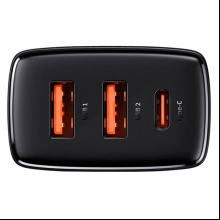 Сетевое зарядное устройство Baseus CCXJ-E01 Compact Quick Charger 2U+C 30W Black