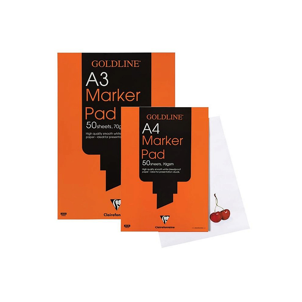 Блок бумаги для маркеров "MARKER PAD", А4, 70 г/м2, 50 листов - 2