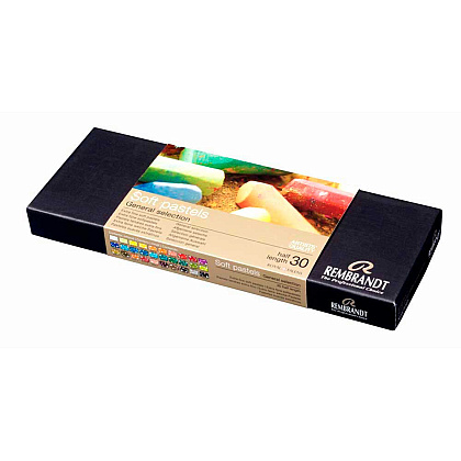 Набор мягкой пастели "Rembrandt Half Pastel" базовый, 30 цветов - 2