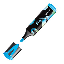 Маркер текстовый "Fluo Flex", синий