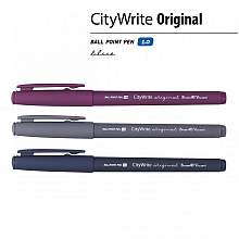 Ручка шариковая "CityWrite", 1,0 мм, ассорти, стерж. синий
