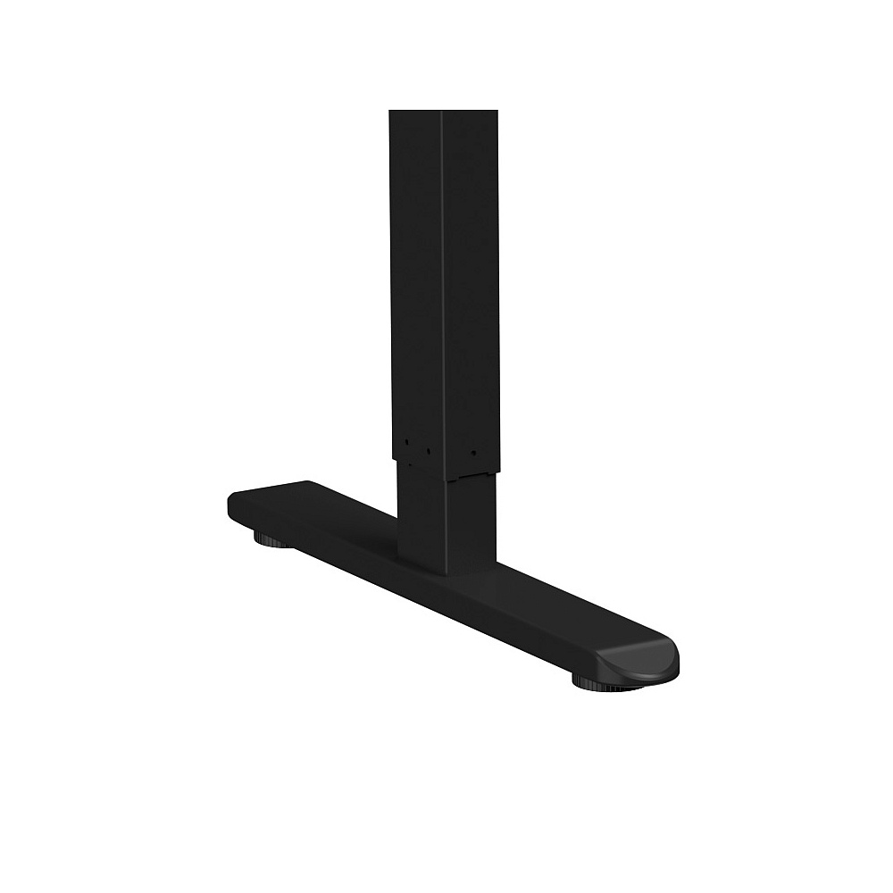 Стол с электроприводом WellDesk Basic 1300x675х18 черный/дуб термо черно-коричневый (9191456+9178193) - 5