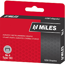 Скоба Miles №4, 6 мм, 1250 штук