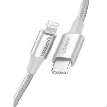Кабель UGREEN US304-70523, 1 м, серый 