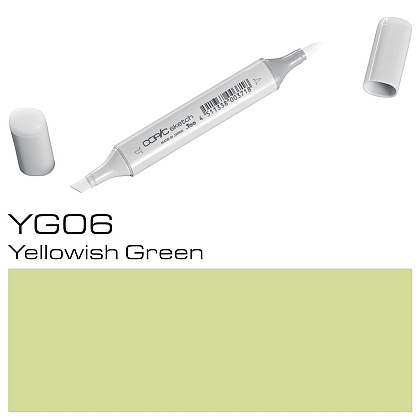 Маркер перманентный "Copic Sketch", YG-06 желтовато-зеленый