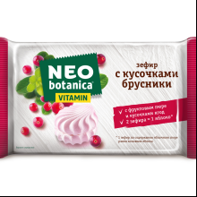 Зефир "Neo-botanica VITAMIN", с кусочками брусники, 250 г